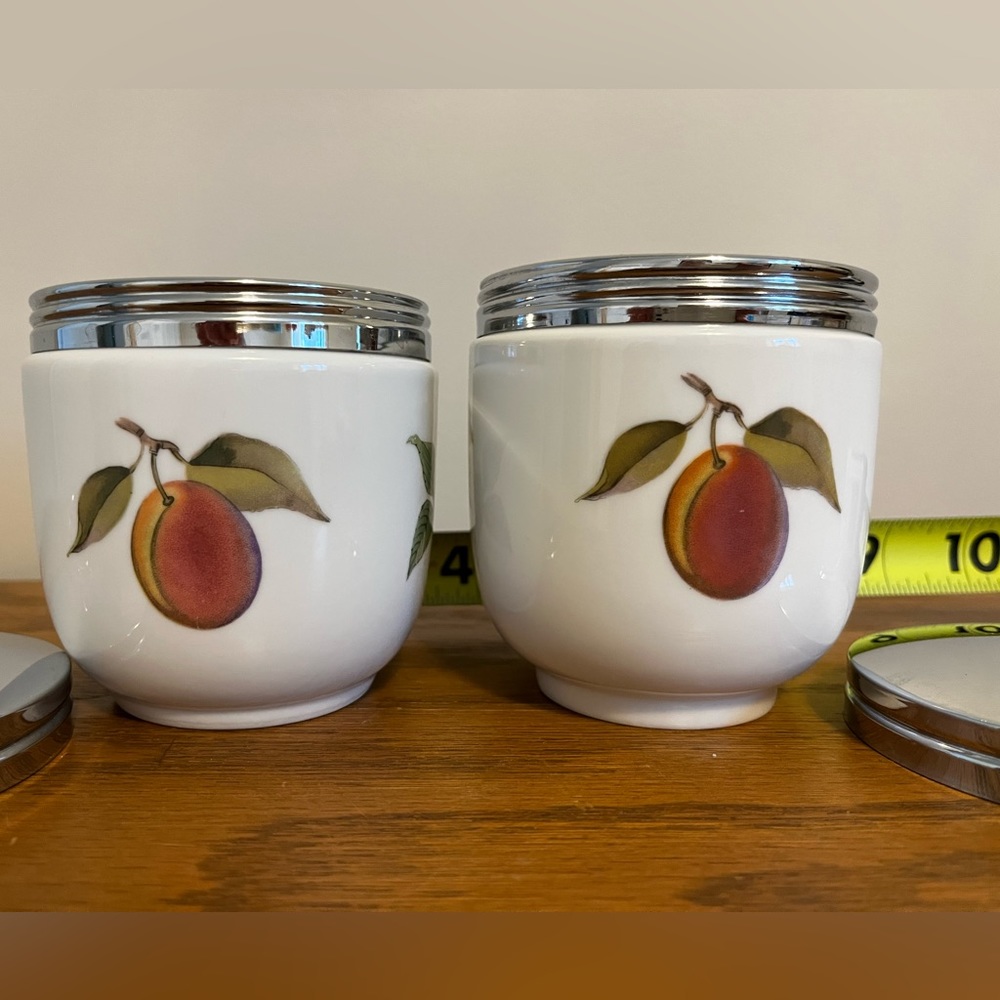 Royal Worcester Jumbo Egg Coddlers (set of 2)